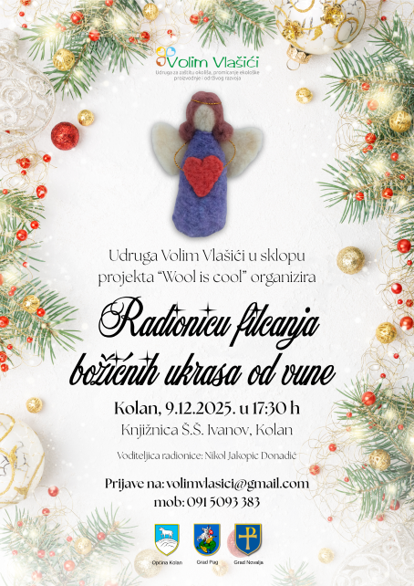 Radionica filcanja Kolan advent Wool is cool